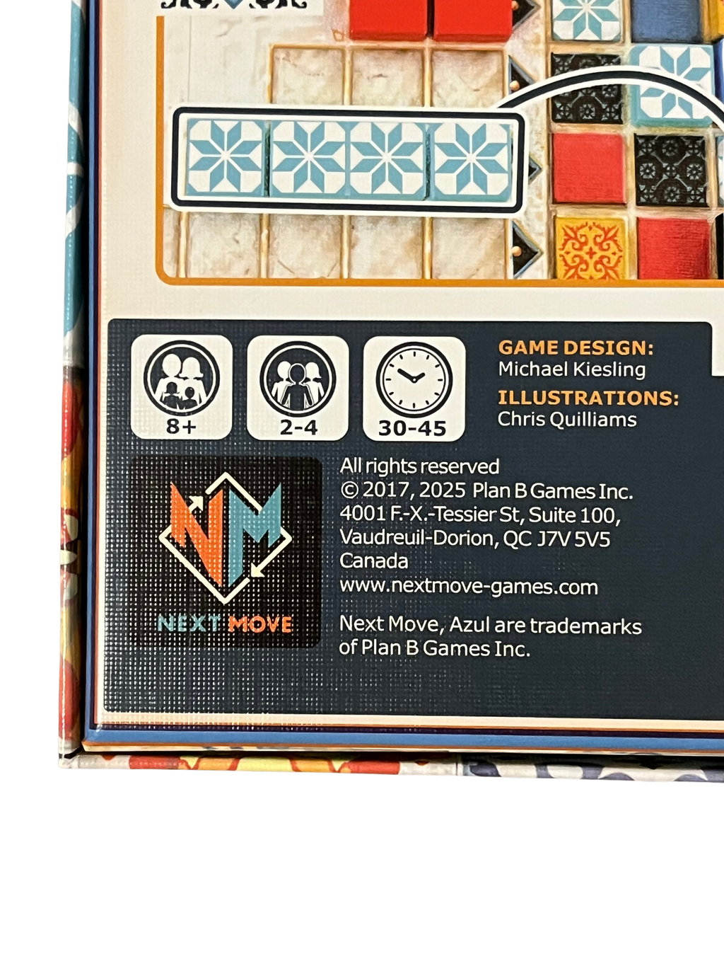Azul game components