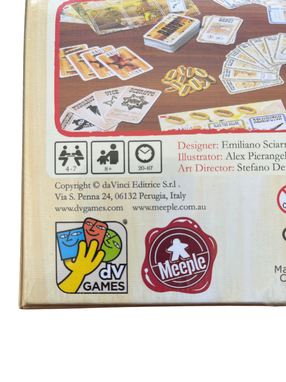 Bang! The Card Game components