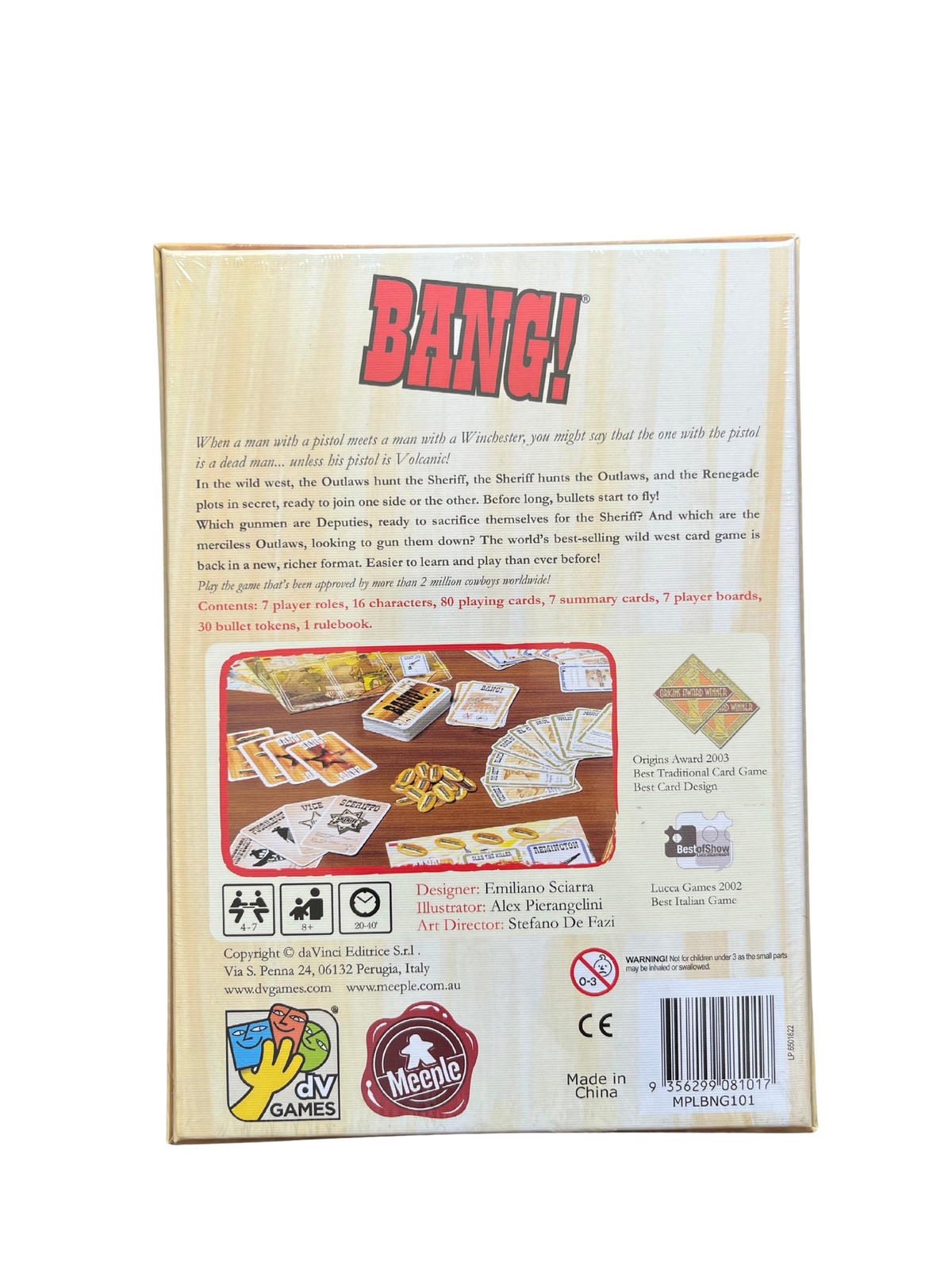 Bang! The Card Game components