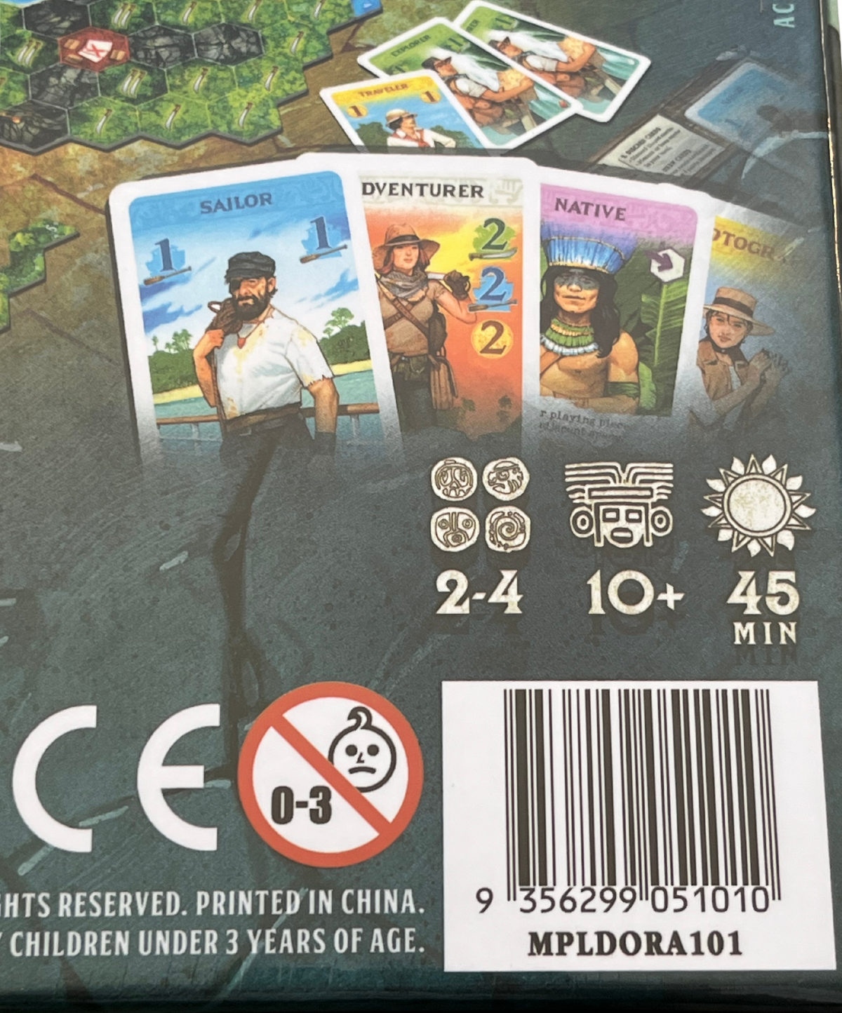 The Quest for El Dorado game components