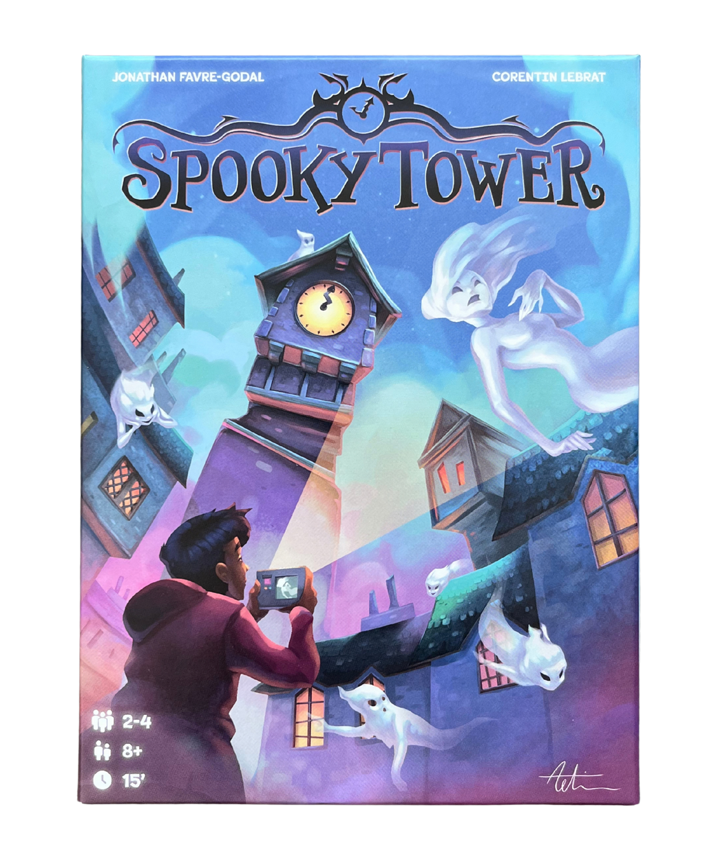 Spooky Tower family board game box