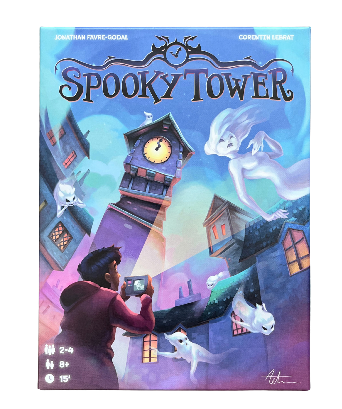 Spooky Tower family board game box