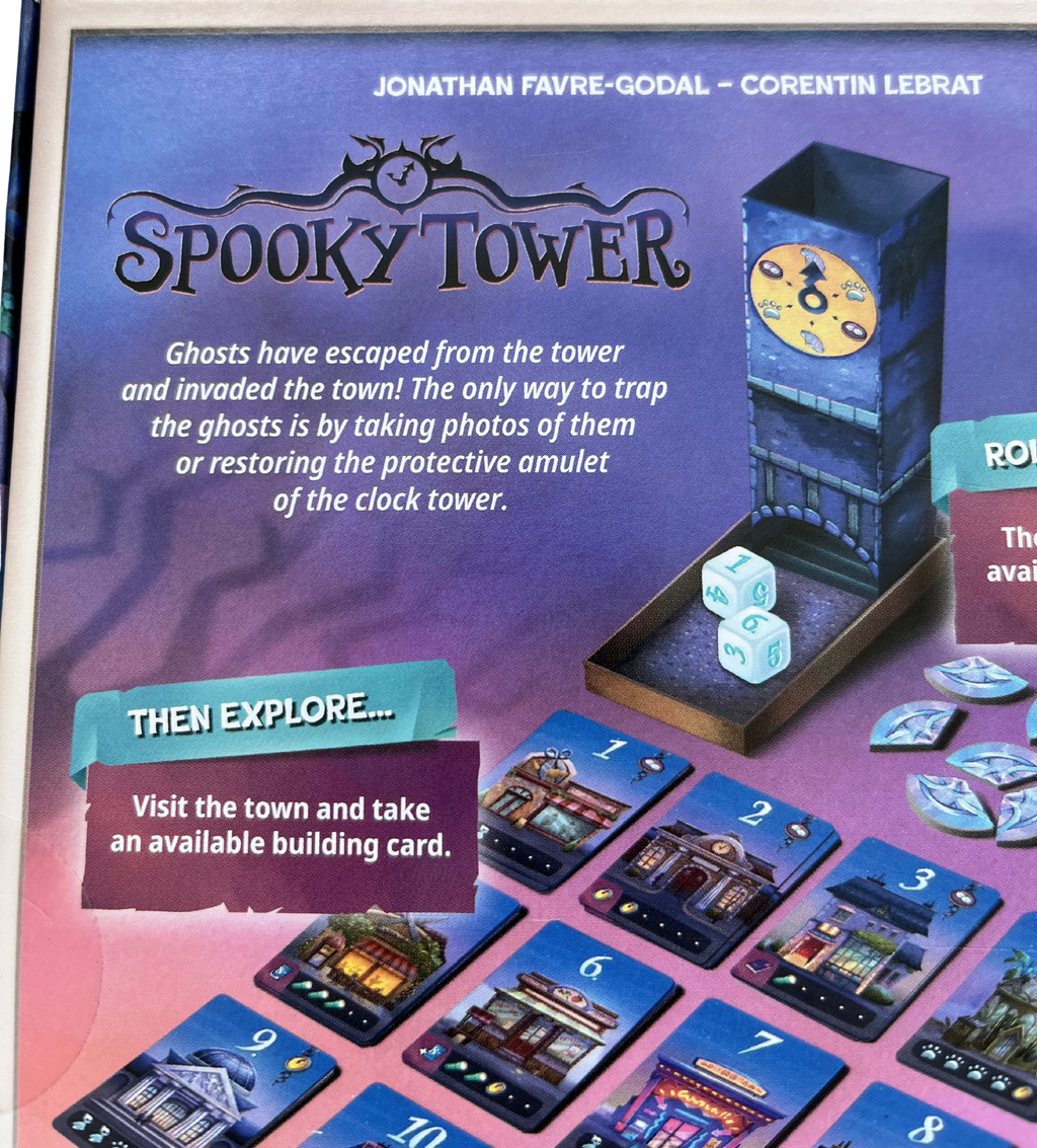 Spooky Tower game components