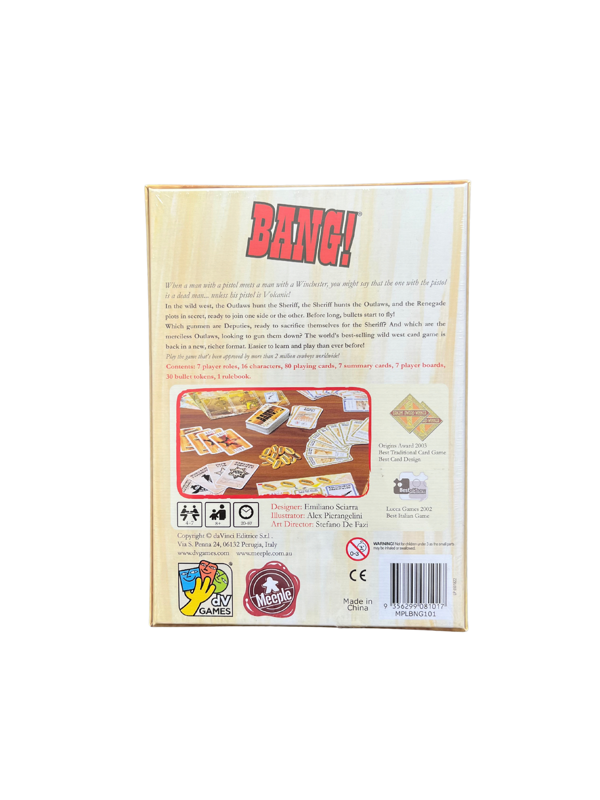 Bang! The Card Game components